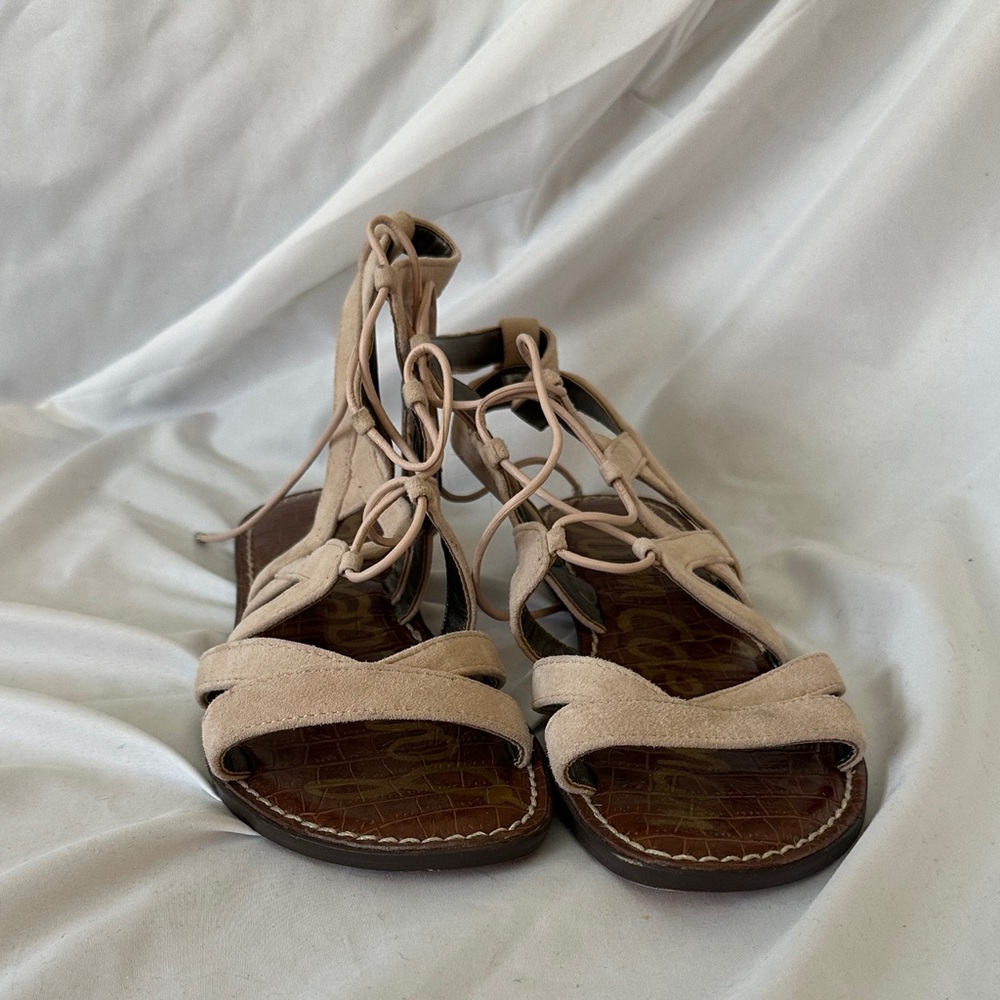 Sam Edelman Blush Strappy Sandals